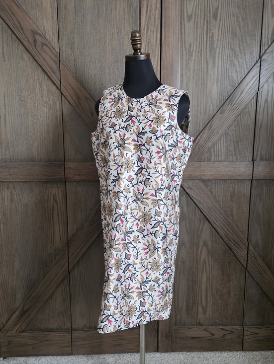 Tory Burch Dresses & Skirts - Tory Burch Cream Floral Sleeveless Dress